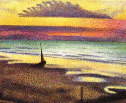 Georges Lemmen Beach at Heist china oil painting image